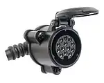 13-pin female socket (ISO 11446)