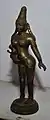 Anjani with Child Hanuman, Bronze, Pallava Period