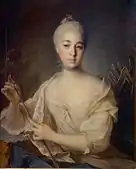 Louis Tocqué, c.1758, Portrait of Anna Stroganova (1743–1769), State Russian Museum, Saint Petersburg