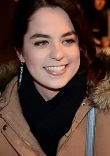 Actress Anouchka Delon: brown and blue