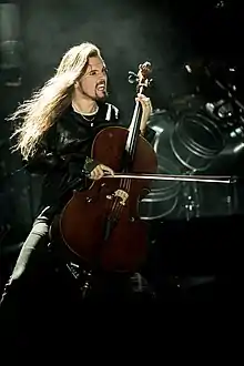 Kivilaakso at the 2018 at "Drive With Full Force" festival in Ferropolis, Germany
