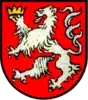 Kingdom of Bohemia.  The white lion bears in his right paw a simple crown symbolizing the King of Bohemia as imperial Arch Cupbearer presenting it to the Emperor.  Restored directly from Medieval, hand-drawn armorials.