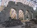 Arches in the cathedral ruins