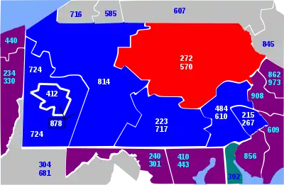 Area code 570