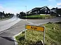 Argir, a sign with the village name.