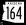 State Route 164 marker