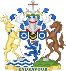 Coat of arms of Cleveland (county)