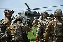 Operators of the SSO wearing MultiCam.