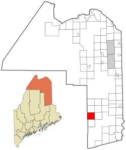 Location of Crystal, Maine