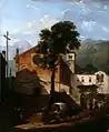 23. Giovanni Migliara, Il ritorno dei Padri Cappuccini nel convento dopo la cerca con la provisione invernale, 1825-1830