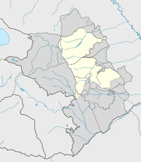 Chartar is located in Republic of Artsakh