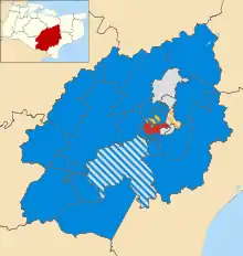 2011 results map