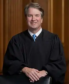 Associate Justice of the Supreme Court of the United States Brett Kavanaugh (BA, 1987; JD, 1990)