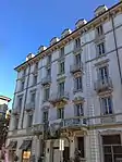 One of the family properties in Via Zenale during Fashion Week in Milan.