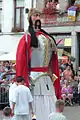 The giant Ambiorix at the Ducasse d'Ath, Belgium