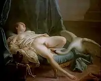 Leda and the Swan by François Boucher, 1740, oil on canvas.