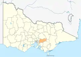 Location in Victoria