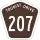 Tourist Drive 207 marker