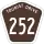 Tourist Drive 252 marker