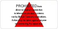 BABT “Red Triangle” label