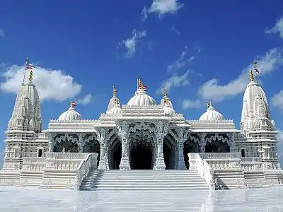 BAPS Shri Swaminarayan Mandir in Houston, United States.
