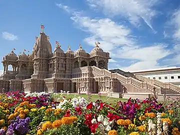 BAPS Shri Swaminarayan Mandir in Los Angeles, United States.