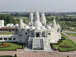 BAPS Shri Swaminarayan Mandir near the West Humber River