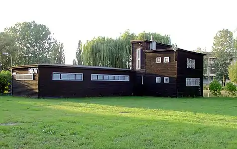 Boathouse of the "BKW", registered on the heritage list