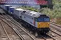 47 376 Freightliner 1995 in "triple-grey" Railfreight Distribution livery at St Denys, 1998