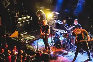 Badflower performing in 2016