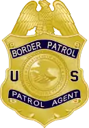 Badge of the United States Border Patrol, circa 1999.