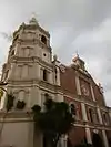 Left facade
