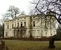 Main facade of manor house