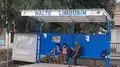 Limousin bus stop in Banjarbaru