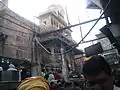 Bankey Bihari Temple gate, sideview