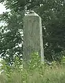 This "obelisk" on the hill west of Btty Kellogg Pit B is in fact a chimney..mw-parser-output .geo-default,.mw-parser-output .geo-dms,.mw-parser-output .geo-dec{display:inline}.mw-parser-output .geo-nondefault,.mw-parser-output .geo-multi-punct{display:none}.mw-parser-output .longitude,.mw-parser-output .latitude{white-space:nowrap}42°23′03″N 70°58′51″W﻿ / ﻿42.384271°N 70.980735°W﻿ / 42.384271; -70.980735