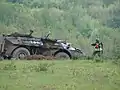 TABC-79AR mortar carrier during a military exercise.