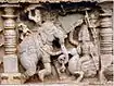 Wall relief sculpture at the Amrutesvara temple, Amruthapura