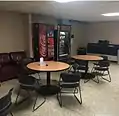 The lounge near the chem labs at bay