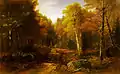 Autumn Landscape, 1867A typical early painting by Champney