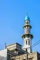 Blue minaret of the Binat Bibi Mosque