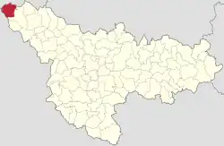 Location in Timiș County