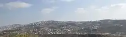 Beit Wazan to the right