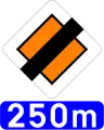 B13: End of priority road in ...m