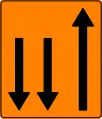 F85: Traffic allowed in borth directions on a one-way road
