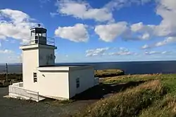 The Bell Island Lighthouse was built in 1966 to replace the original 1940 lighthouse.