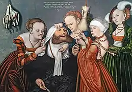 Painting of Lucas Cranach the Elder at Bemberg Foundation.