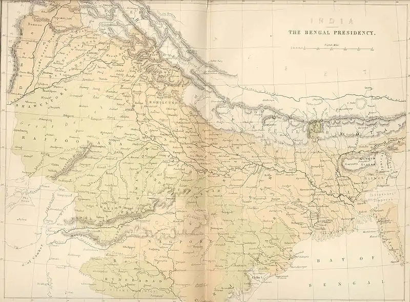 The Bengal Presidency in 1858