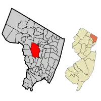 Map highlighting Paramus' location within Bergen County. Inset: Bergen County's location within New Jersey.

Interactive map of Paramus, New Jersey