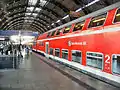 Rostock S-Bahn carriages temporarily in Berlin Alexanderplatz station